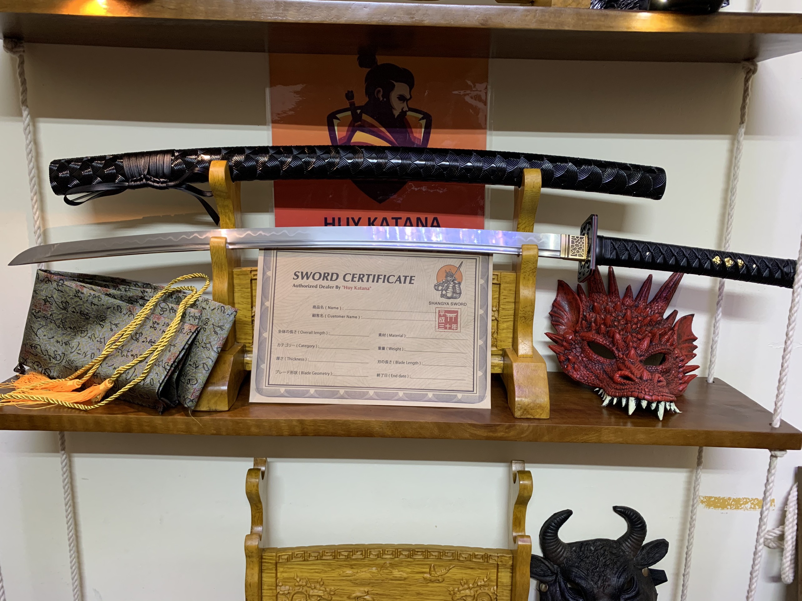 Kiếm  Nhật Katana Hắc Long Thần